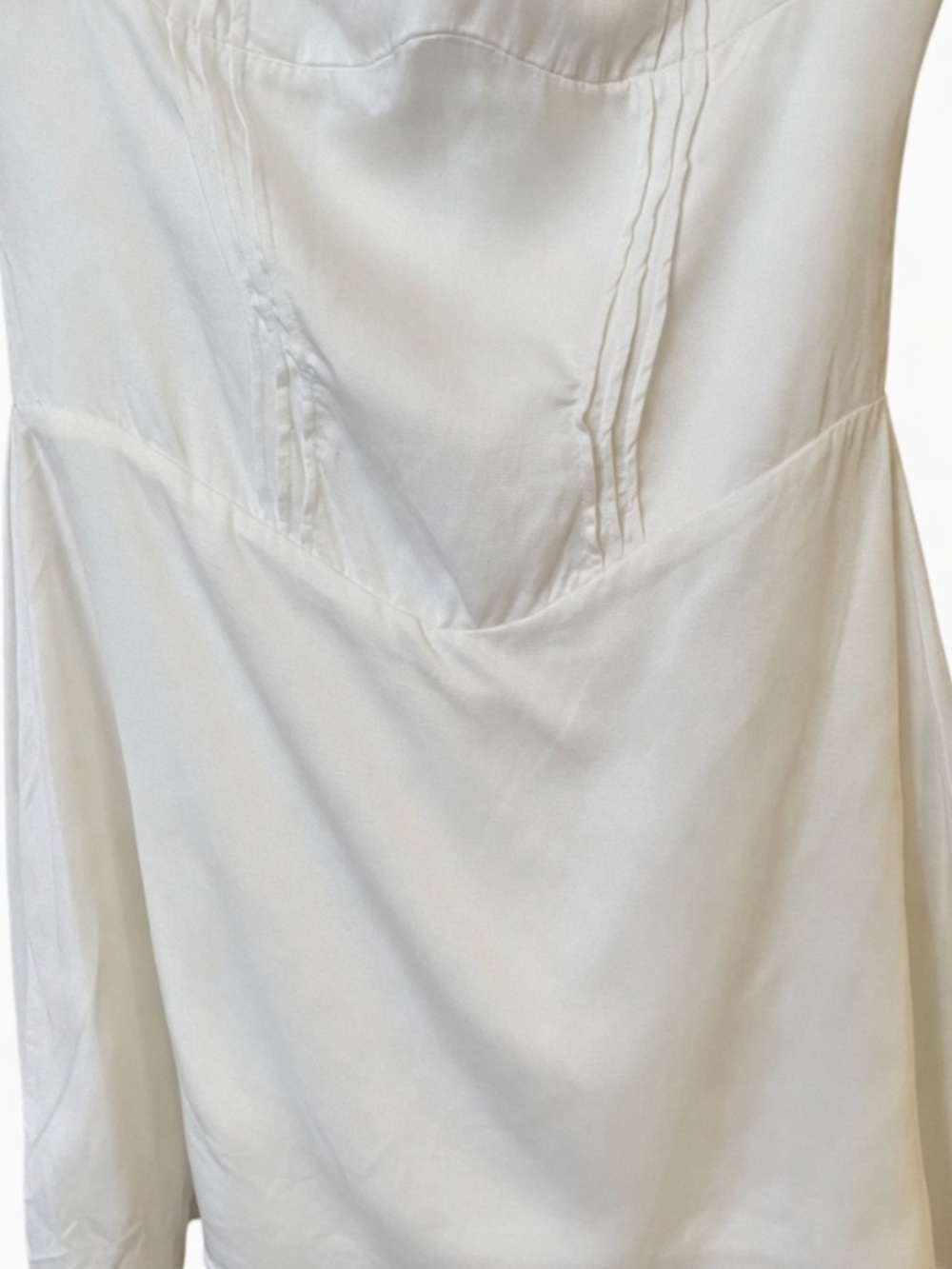 HOUSE OF CB 'Tilly' White Pin Tuck Mini Dress /Size XSmall (Plus) $239 - Picture 9 of 9